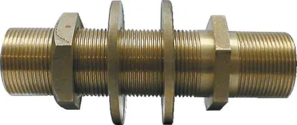 Passe-cloison bronze 20x27