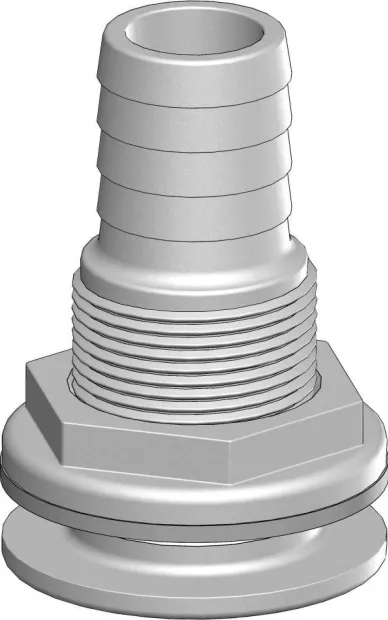 Passe-coque polymère 1'' 1/4 x 32mm