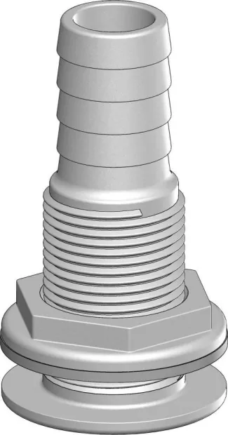 Passe-coque polymère 1'' x 25mm