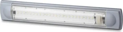 Plafonnier LED 4,8W 24Vdc - L: 355mm - Blanc naturel - 100° - IP40 avec interrupteur