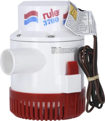 Pompe de cale immergeable 12V 14000L/h