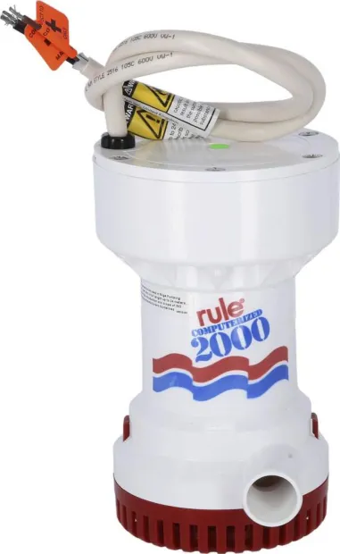 Pompe de cale immergeable Auto. 12V 7600L/h