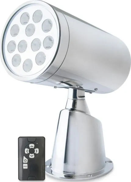 PROJECTEUR DE RECHERCHE LED - INOX - SANS FIL - IP67