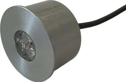 Projecteur LED barre de flèche PB50 - carter argenté- lumière blanche 7000K- 19°