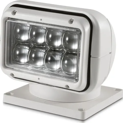 Projecteur motorisé 12V 32W LED - Version Blanc