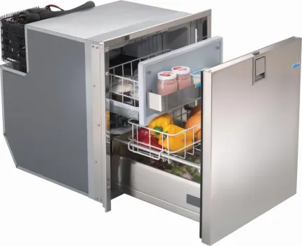 Réfrigérateur tiroir 49L Inox 12/24V