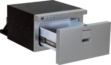 Réfrigérateur à tiroir inox 16L 12/24V couleur Argent