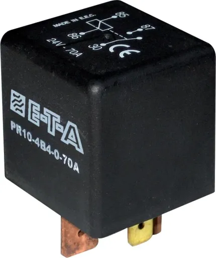 Relais démarrage 12V 70A + attache