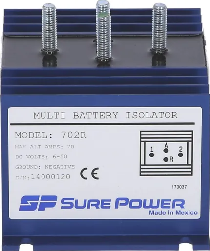 Répartiteur de charge 1E/2S 70A+1B