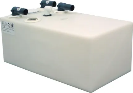 Réservoir eaux usées 68L avec raccord vertical