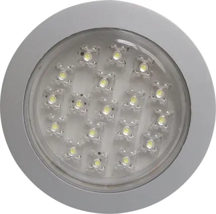 Spot 18 LEDs Blanc froid - 12V - Ø 75mm