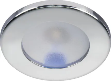 Spot LED Ø 72mm TED inox 10/30V blanc chaud - Touch switch