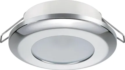 Spot LED Ø 77mm MIRIAM inox 10-30V blanc chaud
