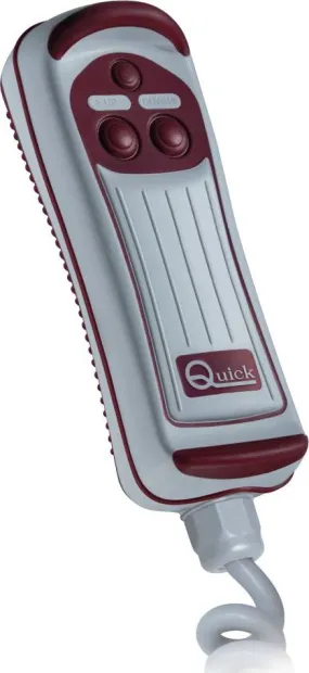 Télécommande 2 positions avec lampe intégrée.