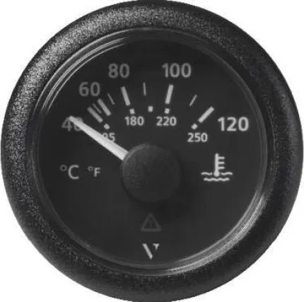 Thermomètre 12/24V 120°C / 250°F