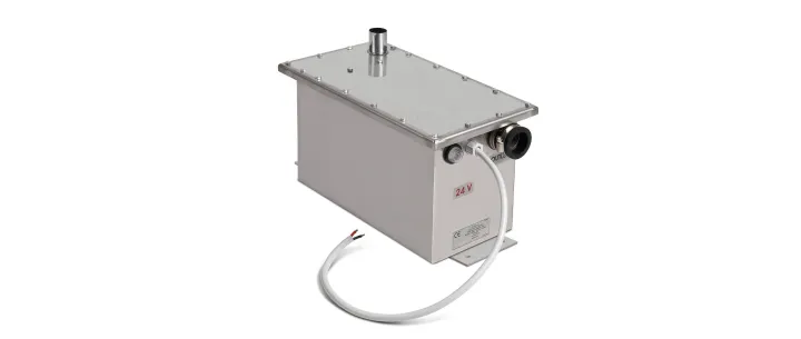 Coffret d'évacuation eaux grises à broyeur