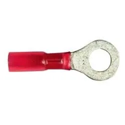 20 x cosse ronde 6 rouge étanche -Thermo-rétractable