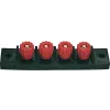 5 x barrettes de 4 connexions vissées