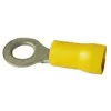 Boîte 100 cosses rondes 5mm jaune - standard