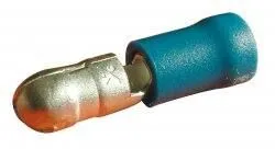 Boîte 100 cosses rondes M.5mm bleu - standard