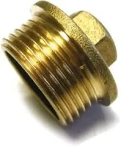 Bouchon mâle laiton 1''