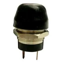 Bouton poussoir 20A OFF-MOM noir