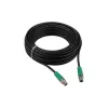 Câble Ethernet 15m prises M12-X 8 broches