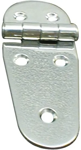 Charnière inox poli 38.5x103x2mm