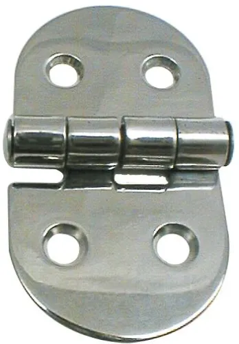 Charnière inox poli 38.5x70x2mm