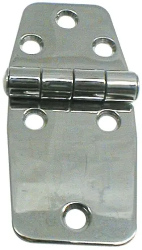 Charnière inox poli 38.5x84x2mm