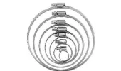 Collier de serrage Inox Ø90-110mm