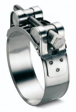 Colliers à tourillon Inox Ø 260-271 bande 19mm