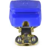 Cosse rapide bleu négatif