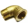 Coude mâle/femelle laiton 3''