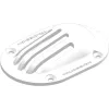 Crépine de coque polymère pour passe-coque 1/2'' et 3/4''.