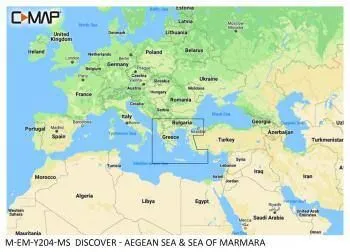 Carte C-MAP® Discover™ Mers Egée & de Marmara