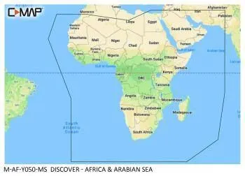 Carte C-MAP® Discover™ Afrique & Mer d'Arabie