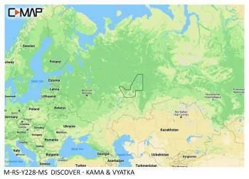 Carte C-MAP® Discover™ Rivières Kama & Vyatka