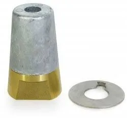 Ecrou anodique avec frein Ø40mm, 24x200mm
