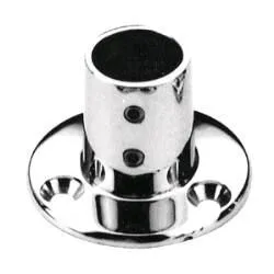 Embase ronde 90° - tube 25mm 1