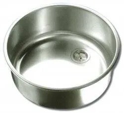 Evier inox rond D=330 / H=180