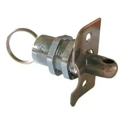 Fermeture à piston en laiton chromé