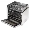 Gazinière inox 2 feux avec four de 30L