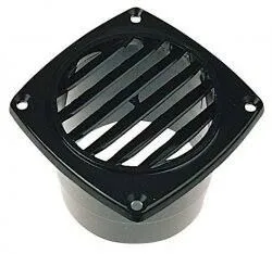 Grilles d'aération à manchonner 127X127mm blanc