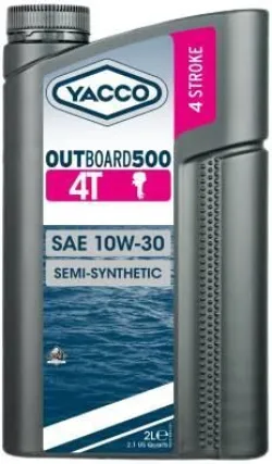 Huile Yacco Outboard 500 4T 10W30 - 5L