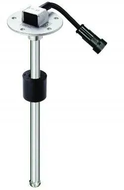 Jauge de niveau à flotteur SAE 12/24V - 10-180Ω - 250 mm