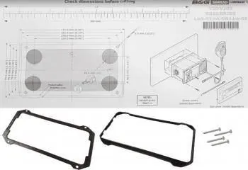 Kit d'encastrement pour VHF Lowrance® LINK-9