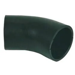 Liaison échappement coude à 45° Ø127mm