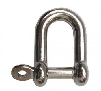 Manille droite à axe imperdable Ø8mm Inox 316