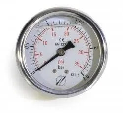 Manomètre axial 0-40b Ø 63mm